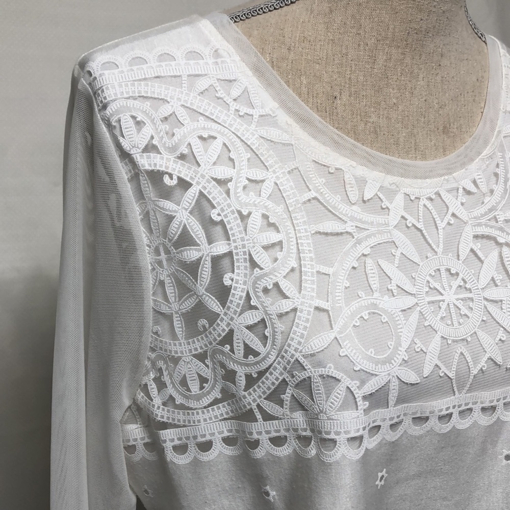 Ness Blouse with shear inserts - Picture 2 of 12